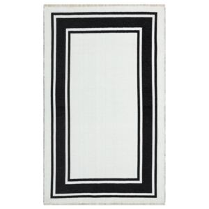 Covor Maze Home NOA, Reversibil, Black White – 75 x 150 cm