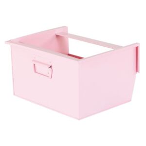 Cutie depozitare roz din metal 28x37 cm Viny Pink Zago
