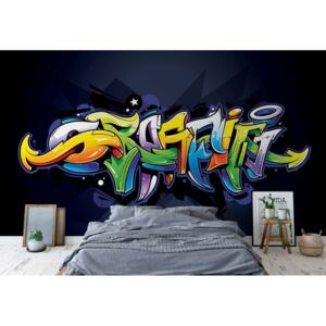 Fototapet - Graffiti Street Art Vliesová tapeta - 254x184 cm