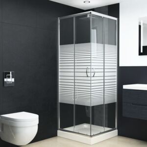 Cabină de duș, 80x70x185 cm, sticlă securizată
