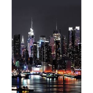 Buvu Fototapet: New York nocturn (2) - 254x184 cm