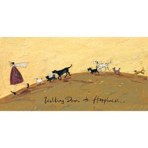 Tablou canvas - Sam Toft, Walking Down to Happiness