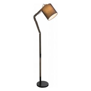 Lampadar Mattis, lemn/metal, maro, 49,5 x 157 x 49,5 cm