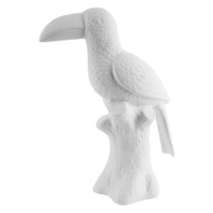 Statuetă din ceramică PT LIVING Toucan, alb