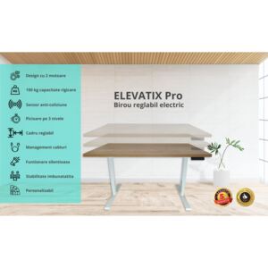 Birou reglabil electric ELEVATIX Pro