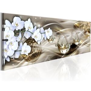 Tablou pe pânză - Galaxy of the Orchid 150x50 cm