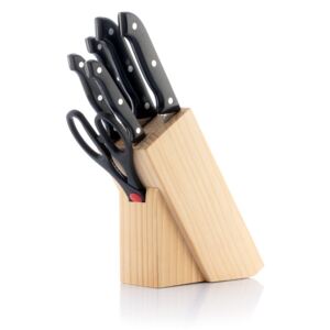 Set 5 cuțite din inox și foarfecă InnovaGoods Classic