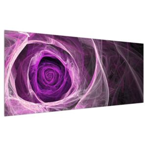 Tablou modern cu trandafir violet (Modern tablou, K011482K12050)