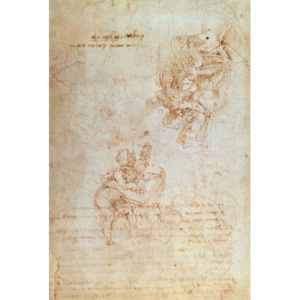 Studies of Madonna and Child Reproducere, Michelangelo Buonarroti