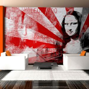 Fototapet - Modern collage with Mona Lisa motif 250x193 cm