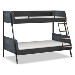 Pat etajat pentru copii, Colectia Dark Metal (90x 200-120x200 cm)