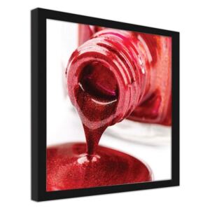 CARO Imagine în cadru - Red Paint 20x20 cm Negru