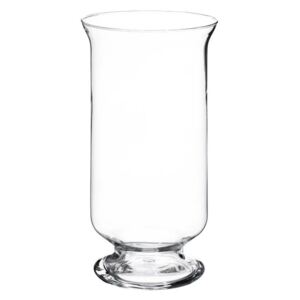Suport lumanare din sticla transparenta 30 cm Hold Ixia