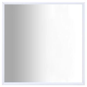 Oglindă, alb, 50x50 cm