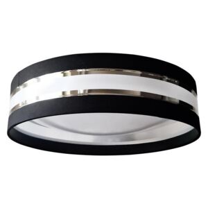 Plafonieră LED CORAL 1xLED/20W/230V negru/argintiu