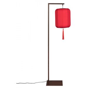 Lampadar rosu/negru din fier si textil 157 cm Suoni Dutchbone
