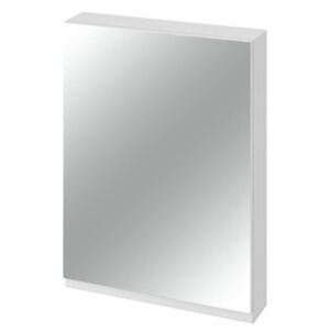 Dulap baie Moduo 60, cu oglinda, alb, asamblat, 59.5x14.4x80 cm