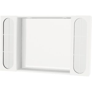 Dulap Savini cu oglinda 92 cm alb cu iluminare LED