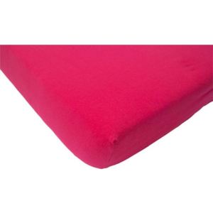 Cearsaf roz pentru pat bebe 60x120 cm Jollein
