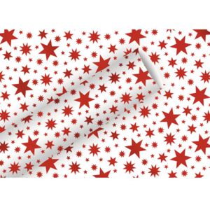 Hârtie pentru ambalat cadouri model stele 200x70 cm