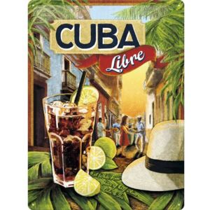 Panou decorativ din tabla Cuba Libre 30x40 cm