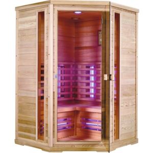 Sauna cu infrarosu Sanotechnik Apollo, 130x130x200 cm, 1800 W, pentru 2 persoane