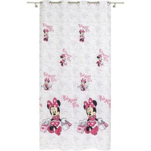 Draperie Minnie Mouse pentru copii alb/roz 140x245 cm