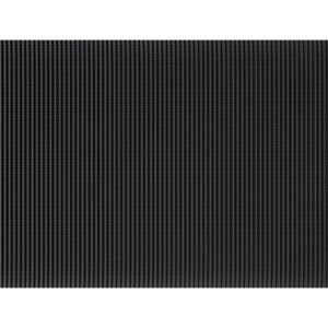 Covor spuma antiderapant negru 65x180 cm