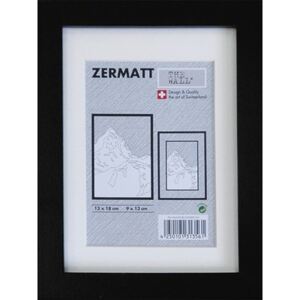 Rama foto lemn Zermatt neagra 13x18 cm