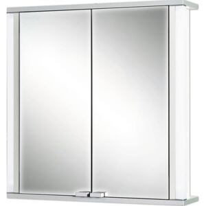 Dulap cu oglinda Jokey Marno, cu iluminare, 65x66 cm, alb, IP 20
