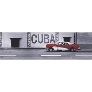 Oglinda serigrafiata Streets of Cuba 140x50 cm