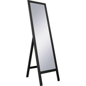 Oglinda cu rama de lemn si suport Life II 45x170 cm