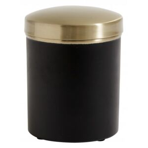 Recipient cu capac negru/maro alama din inox 8x11 cm Container Lid Nordal