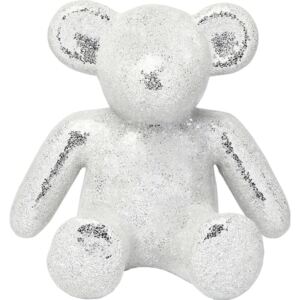 Statuetă decorativă în formă de urs Kare Design Teddy Bear, argintiu