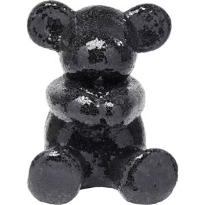 Statuetă decorativă Kare Design Teddy Bear Hug, negru