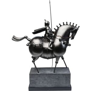 Statuetă decorativă Kare Design Black Knight, negru