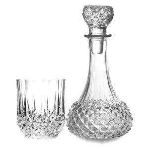 Set de 6 pahare și sticlă Tiffany