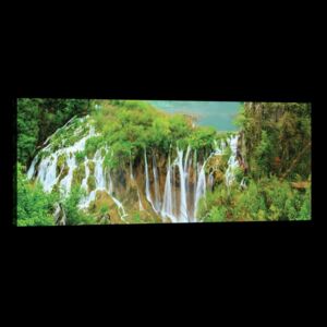 Buvu Tablou canvas: Cascade (3) - 145x45 cm