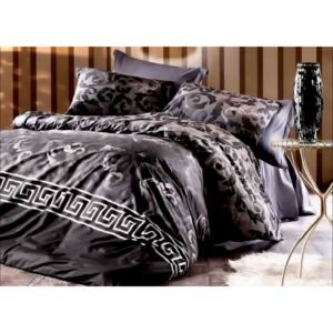 Lenjerie de pat pentru o persoana cu husa de perna dreptunghiulara Versace bumbac satinat gramaj tesatura 120 g mp multicolor