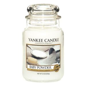 Lumânare parfumată Yankee Candle Baby Powder, timp de ardere 110 h