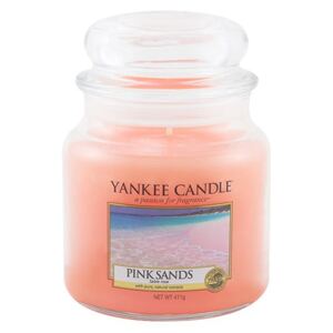 Lumânare parfumată Yankee Candle Pink Sands, timp de ardere 65 h