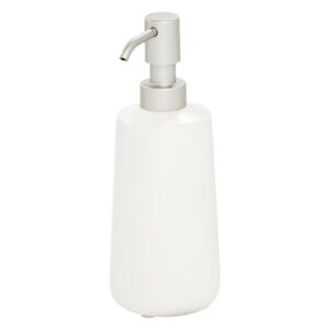 Dispenser de săpun din ceramică iDesign Eco Vanity, alb