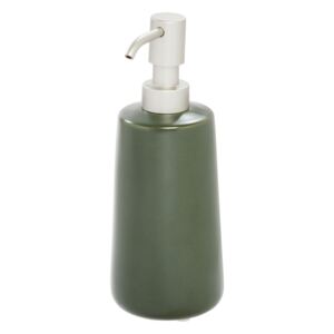 Dispenser de săpun din ceramică iDesign Eco Vanity, verde