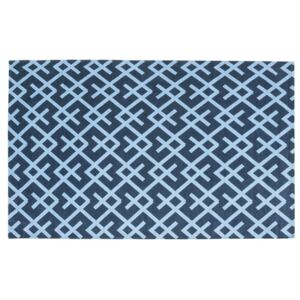 Covor de bucătărie rezistent Floorita Labyrinth Blue, 60 x 220 cm