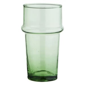 Pahar verde din sticla reciclata 6x11 cm Beldi Madam Stoltz