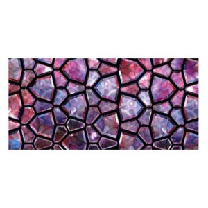 Panou bucatarie, protectie plita, aragaz, antistropire, print UV model Textura Pietre Violet, 60x50 cm
