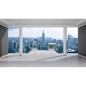 Buvu Fototapet vlies: Perspectivă Manhattan (Terasă) - 254x368 cm