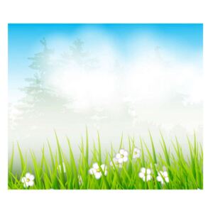 Panou bucatarie, protectie plita, aragaz, antistropire, print UV model Tapet Floral 12, 60x60 cm