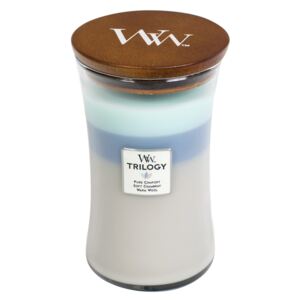 WoodWick lumânare parfumată Trilogy Woven Comforts vaza mare