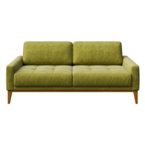 Canapea confortabilă cu 2 locuri MESONICA Musso Tufted, verde